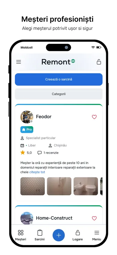 RemontMD App — ecran 4