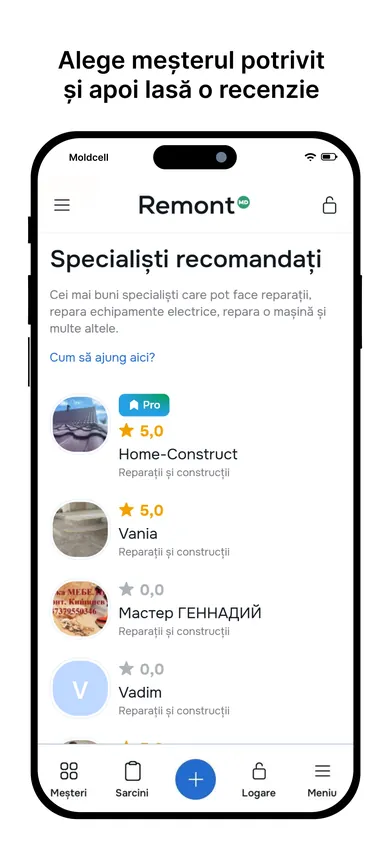 RemontMD App — ecran 5